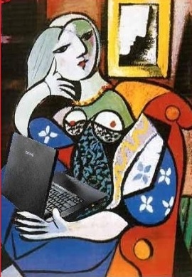 Woman with Blog after Pablo Picasso Mike Lichts NotionsCapital.com Flickr